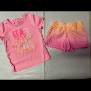 Girls UA 3T matching set